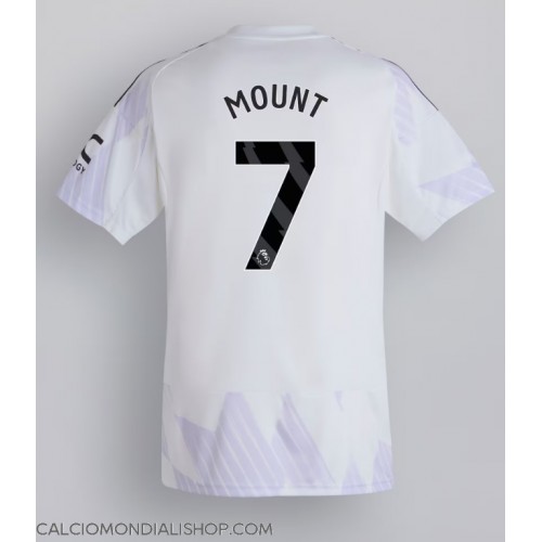 Maglie da calcio Manchester United Mason Mount #7 Seconda Maglia 2025-26 Manica Corta